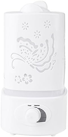 1.5L 30W Ultrasonic Aroma Oil Humidifier, 7 LED Light Color Changing Air Diffuser for Aromatherapy, Waterless Auto Shut-off and Adjustable Mist Mode