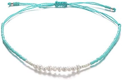 Shell Pearl Seed Beads Friendship Bracelets Handmade Bracelets Friendship Gifts for Teen Girls Women Bride