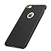 iPhone 7 Case, Yihailu Smoothly Shield Skin Shockproof Ultra Thin Slim Full Body Protective Scratch Resistant iPhone7 Cover - Silky Black