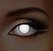 Cosplay Eyes Multi-Color Contact Lenses Cosplay Eyes Cute Colored Charm and Attractive Blends Cosmetic Makeup Eye Shadow (White)