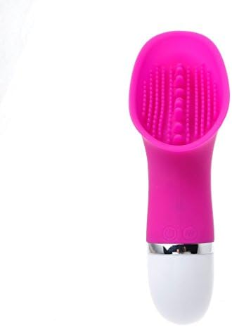 Huijun Tongue Vibrant Oral Tongue Simulator Stimulator, Waterproof 30-Frequency Vibration Wand, Multi Speed Wireless Sucking Simulator,Pink
