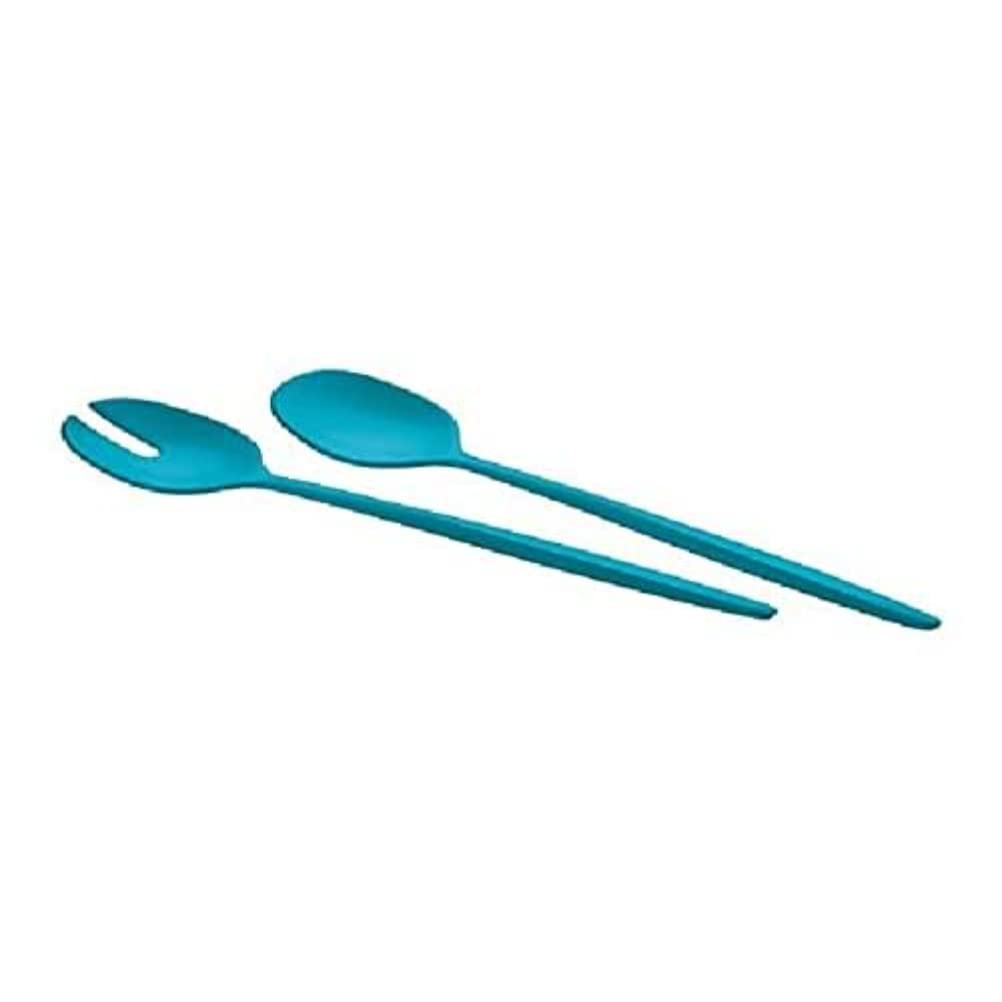 Guzzini My Fusion Salad Servers Matte Blue 28 cm