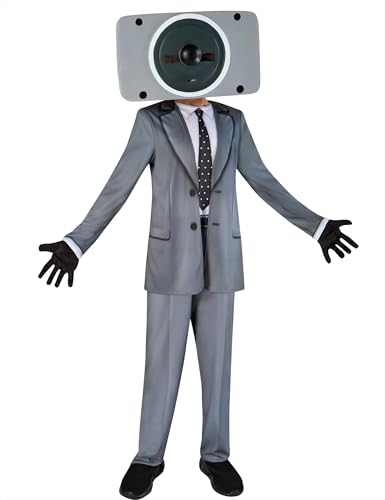 Rubies Skibidi Toilet: Speakerman Costume for Kids, Boy's Large