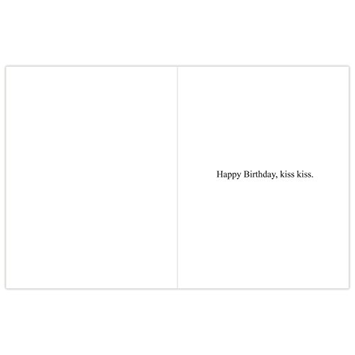 NobleWorks - Everyone Kiss My A-s Card - Big Happy Birthday Card for with Envelope (Big 8.5 x 11) -  - //medicalbooks.filipinodoctors.org