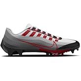 Nike Unisex Indoor/Outdoor Football/Soccer/Baseball Cleats Shoes (Black/University Red-White, US Footwear Size System, Adult, Men, Numeric, Medium, 9.5)