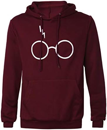 Men's Autumn Casual Harry Potter Print Hooded Sweatshirt Outwear Tops Blouse