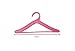 niceeshop(TM) 1 Bag(20pcs) Barbie Size Dollhouse Furniture Plastic Hangers with a Wider Hook Fit Barbie Dolls-Pink