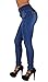 Colombian Design, High Waist, Butt Lift, Levanta Cola, Skinny Jeans in Washed Blue Size 13