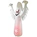 Joiedomi Halloween 8 FT Inflatable Ghost on Fire with Build-in LEDs Blow Up Inflatables for Halloween Party Indoor, Outdoor, Yard, Garden, Lawn Decorations