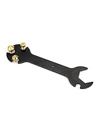 FYSETC Llave de repuesto para impresora 3D, 5 en 1, herramienta de instalación multifunción para MK8 MK10 V6, boquilla extrusora de bloque de calentador, negro, 2 unidades