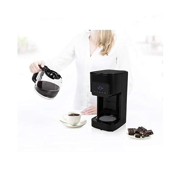 Princess Black Steel Kaffeemaschine - 1,5 Liter Fassungsvermögen, 900 Watt, für bis zu 15 Tassen, Füllstandanzeige… – Bild 6