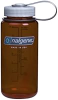 Nalgene Wide Mouth Water Bottle, 1-Pint, Rustic Orange