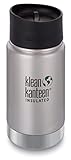 Klean Kanteen Wide Mouth Insulated Stainless Steel Bottle with Leakproof Cafe Cap 2.0