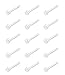 Jstyle 20G 15-30 Pcs Acrylic Nose Rings Studs Screw Retainer Piercing Body Jewelry 2mm Top Retainer