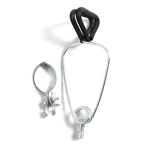 Reptile Dome Lamp Clamp Fixture - 2 Pack Flexible Metal Deep Dome Light Fixture Clamp for Reptile Basking, Reptile Lighting Clip On Kit for UVB UVA Day Night Heat Light Amphibian Habitat Lighting Bulb
