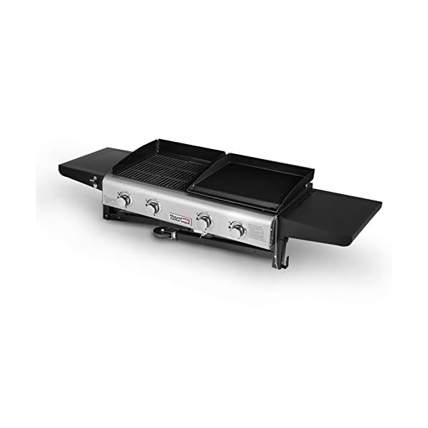 Royal-Gourmet-GD401C-4-Burner-Portable-Propane-Flat-Top-Gas-Grill-and-Griddle-Combo-Black