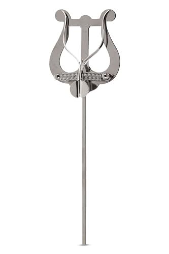 GEWA Marching Music Holder - Nickel Plated - Medium Lyra - 2 Pushers