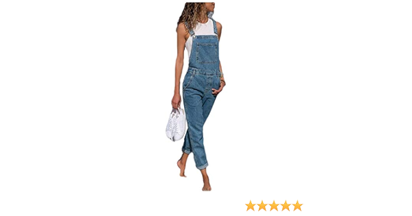 Denim Overalls Pant Jeans Jumpsuits 