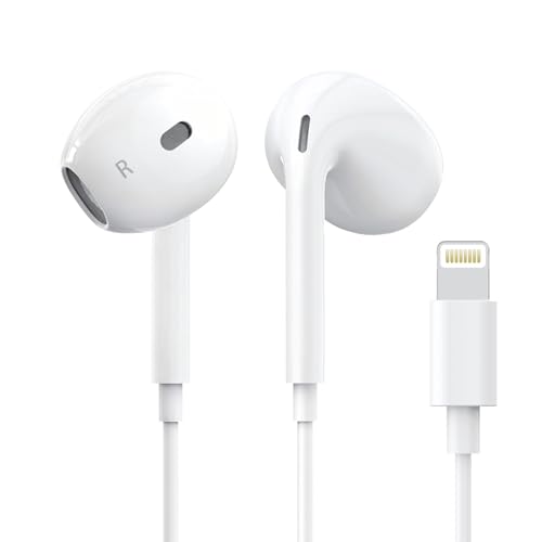 Earbuds for iPhone Headphones Wired, Earphones with Lightning