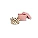 Gold Mini Princess Crown Tiara Cake Cupcake Toppers Set for Baby Shower Birthday Princess Party Decorations