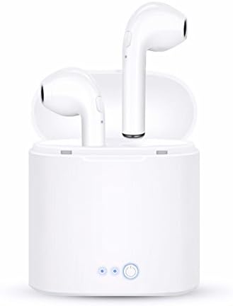 Bluetooth Headset,i7 Wireless Earbuds with Charging Case Mini In-Ear Headphones Earphone with Mic, Hands Free for iPhone X 8 8plus 7 7plus 6S Samsung IOS Android SmartPhones