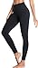 Oalka Women Yoga Pants Workout Running Leggings Black S