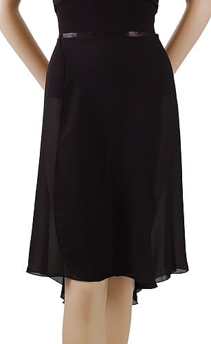 Trienawear 23" Georgette Wrap Skirt TR300L Ballet Dance Dancewear Navy