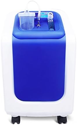 XuQinQin Oxygen Concentrator - Home Oxygen Concentrator Portable Air Purifier, Continuous Oxygen, 1-5L/min Adjustable-Blue Oxygen Generator