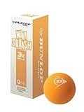 New Dunlop Play Mini Squash Ball Juniors Playing Balls Pack Of 3 (orange)
