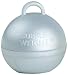 Creative Balloons™ Mfg. Inc. Bubble Weight Balloon Weight, 35 Gram, Metallic Silver, 10 Piece