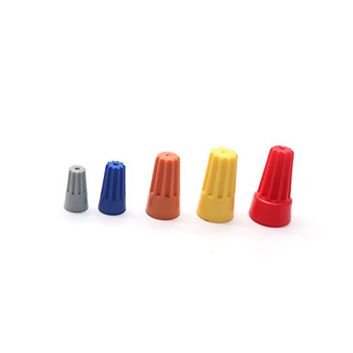 Yoohey Electrical Wire Connectors Screw Terminals Twist Nuts Caps Connection Assortment for Speaker, Automotive, and Residential Wiring - Pack of 158pcs