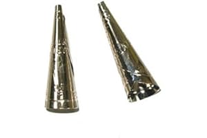 ZELIKOVITZ Child's Tin Jingles Approx. 1 3/4" Long 25 Pack Regalia Pow Wow Native Dance Crafts