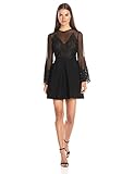 Jill Jill Stuart Women's Long Sleeve Dress with Lace Insets