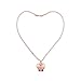 Heart Locket Necklace,Haluoo Creative Love Heart Expanding Expanding Photo Pendant Necklace Long Sweater Chain Necklace That Holds 4 Pictures Gifts for Women Girls Jewelry (Heart Pendant, Rose Gold)thumb 2