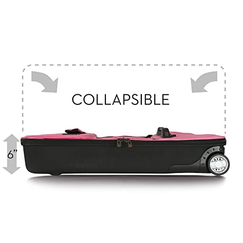 Travolution® Newly Designed Garment Rack 28 inch Duffel with Wheels, Collapsible Lightweight