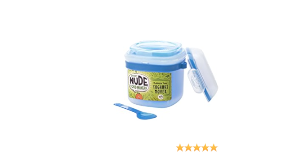 Smash Nude Food Movers Yogurt Mover, plástico, Azul, 10 x 10 ...