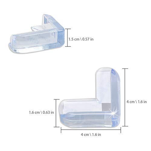 20pcs Safety Desk Table Edge Cushion Cover Protector Corner Guard for Baby Kids