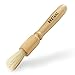 Bretani Coffee Grinder Cleaning Brush - Espresso Maker/Machine Cleaner Tool - Wood Handle, Natural Bristles