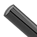 FORMUFIT F114IDC-BK-10 PVC Internal Domed End Cap, Furniture Grade, 1-1/4