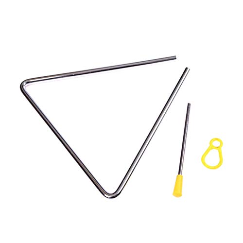 Nrpfell Hand Percussion Instrument 2 Pack Triangle-Instrument 5 Inch - Thumbnail 6