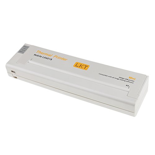 MagiDeal Professional USB Portable Tattoo Thermal Transfer Machine Flash Copier Stencil Printer - US Plug / Aluminium Alloy / White Color /High-Speed Printing / High Resolution