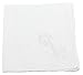 Classic and Regal Initial Embroidered Cotton Handkerchief