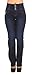 Colombian Design, Butt Lift, High Waist, Boot Leg Jeans in Dark Blue Size 11
