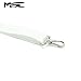 MSC Adjustable Bimini Top Straps, 1 pair, black straps, white straps available (White)