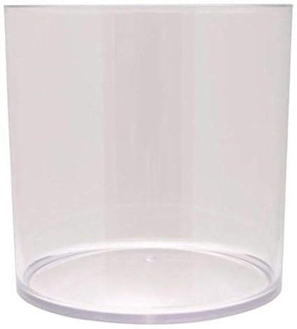 365floralandcraft Acrylic Cylinder Vase Durable Plastic Designer
