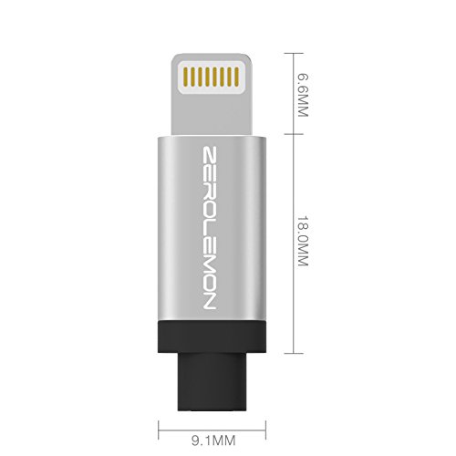 [Apple MFi Certified] ZeroLemon Lightning to USB Rugged Nylon Cable 10 Feet / 3 Meter + Aluminum Cap for iPhone 6 (4.7) /6 Plus (5.5)/ 5s / 5c / 5, Ipad Air / Mini / Mini2, Ipad 4th Generation, Ipod 5th Generation, and Ipod Nano 7th Generation [2 Year War - Thumbnail 3