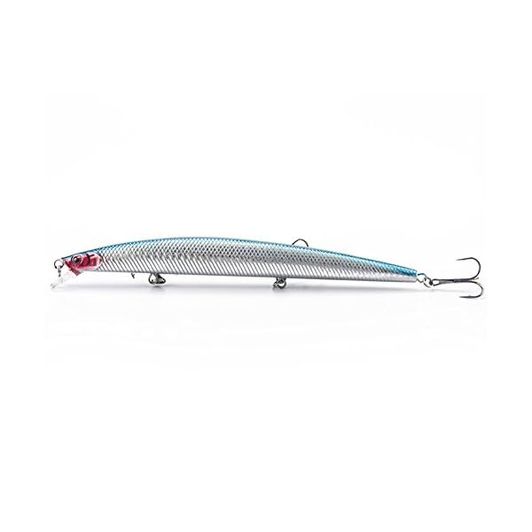 HappyFishing-10pcslot-Large-Plastic-Minnow-Sea-Fishing-Lures-Bass-CrankBait-Tackle-with-3-Hooks-71inch-091oz