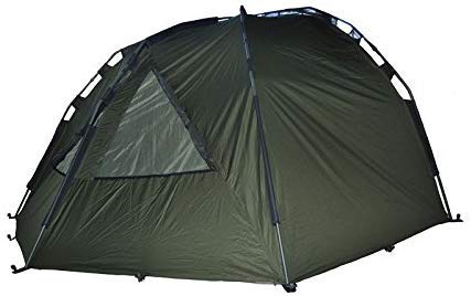 Carpline24 Angelzelt Block Bivvy I stabiles 1-Mann-Karpfen-Zelt wasserdicht 10.000mm Wassersäule I sehr schneller Aufbau… – Bild 3