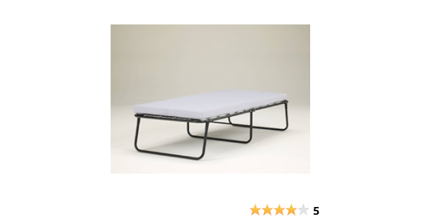 simmons foldaway folding bed cot with memory foam mattress