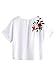 SweatyRocks Women's Causual Summer Tops Floral Embroidered Short Sleeve T Shirt S